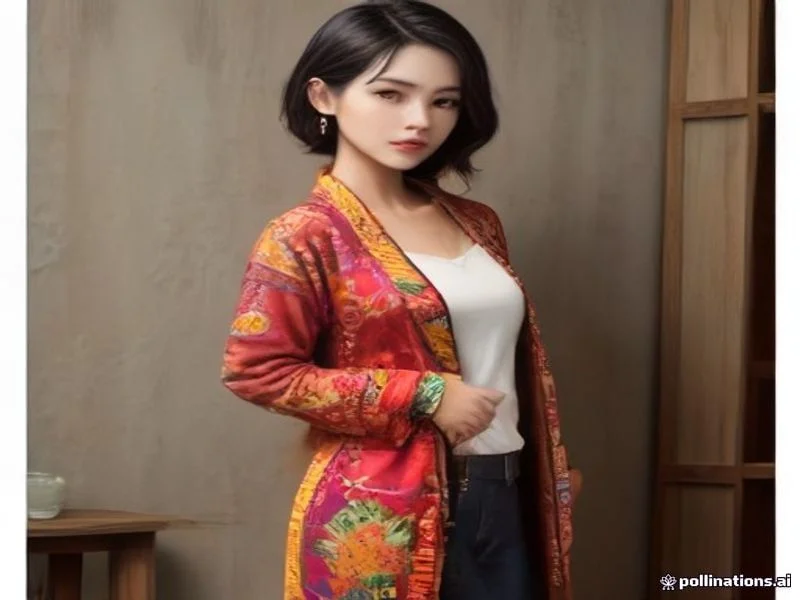 Outer Etnik Batik Garutan Modern